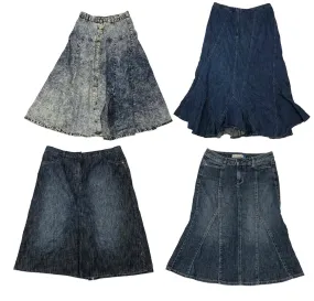 $5 Y2k Denim Maxi Skirt