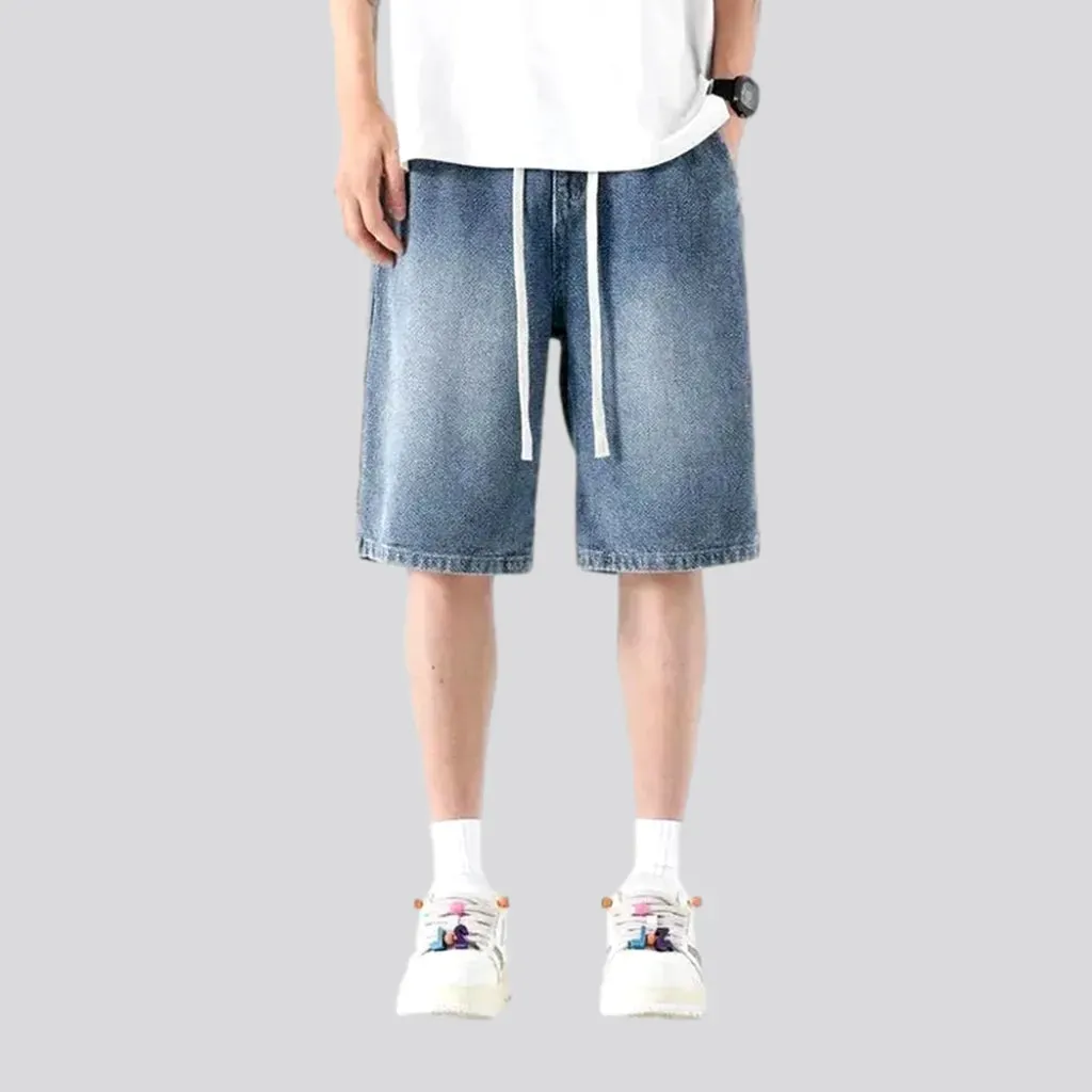 Baggy fashion men's jean shorts