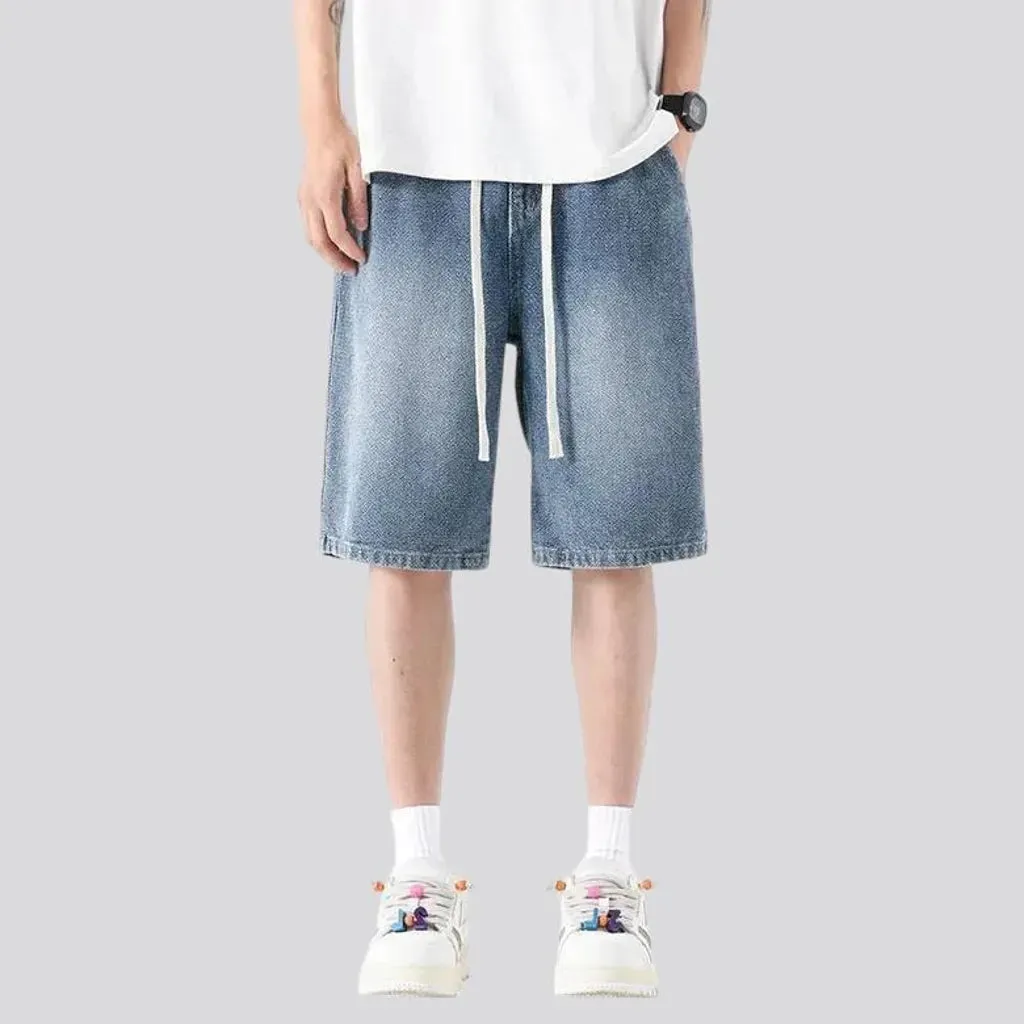 Baggy fashion men's jean shorts