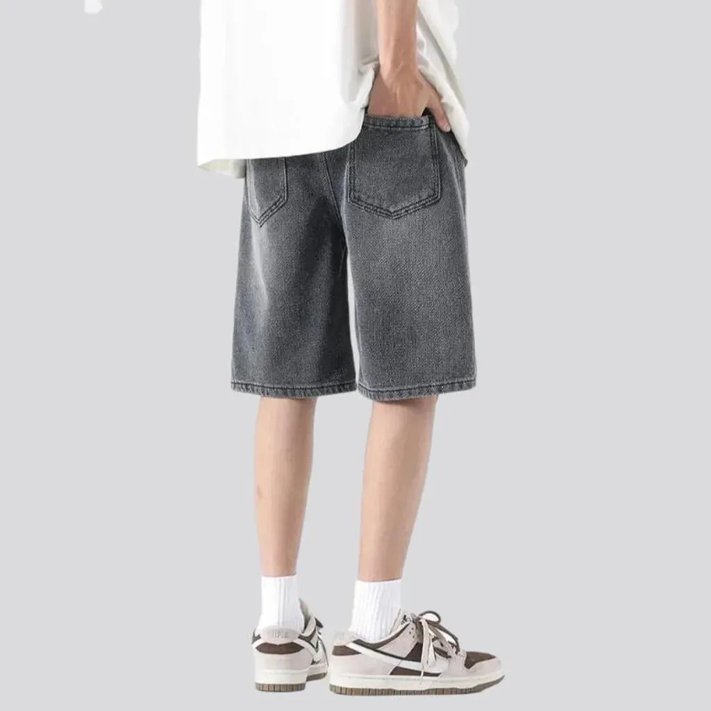 Baggy fashion men's jean shorts