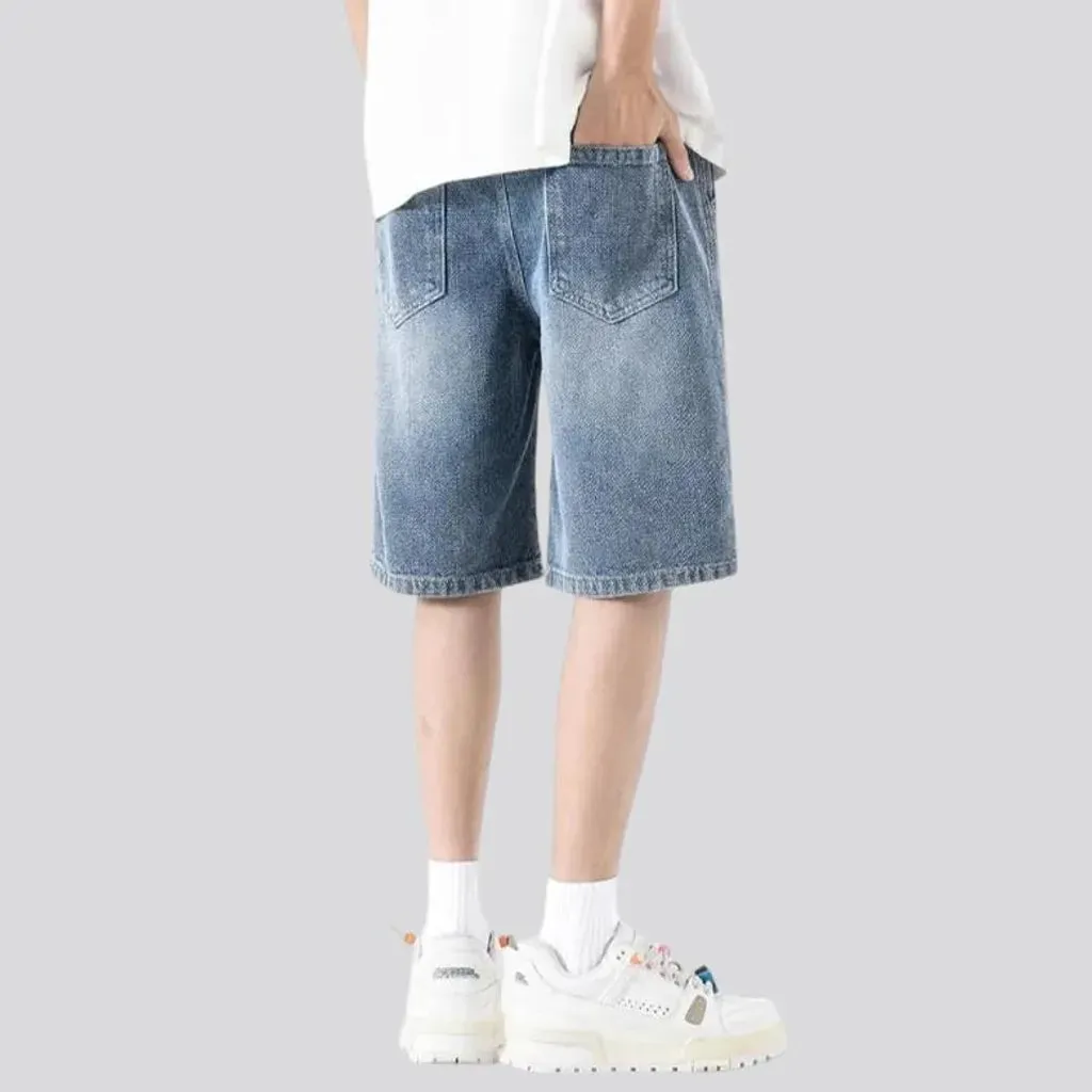 Baggy fashion men's jean shorts