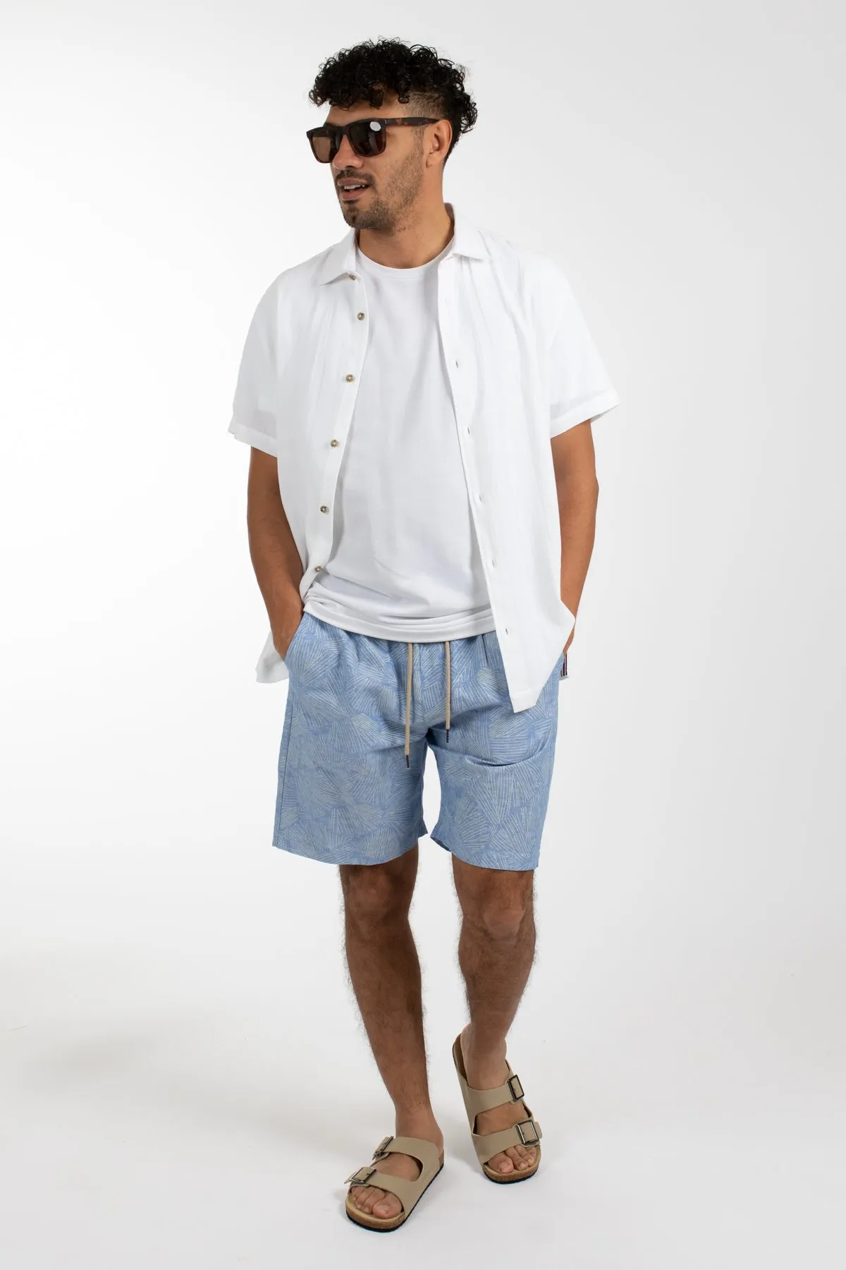 Blue Lines Relaxed Waist short