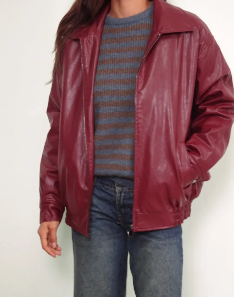 Cavita Jacket in Burgundy