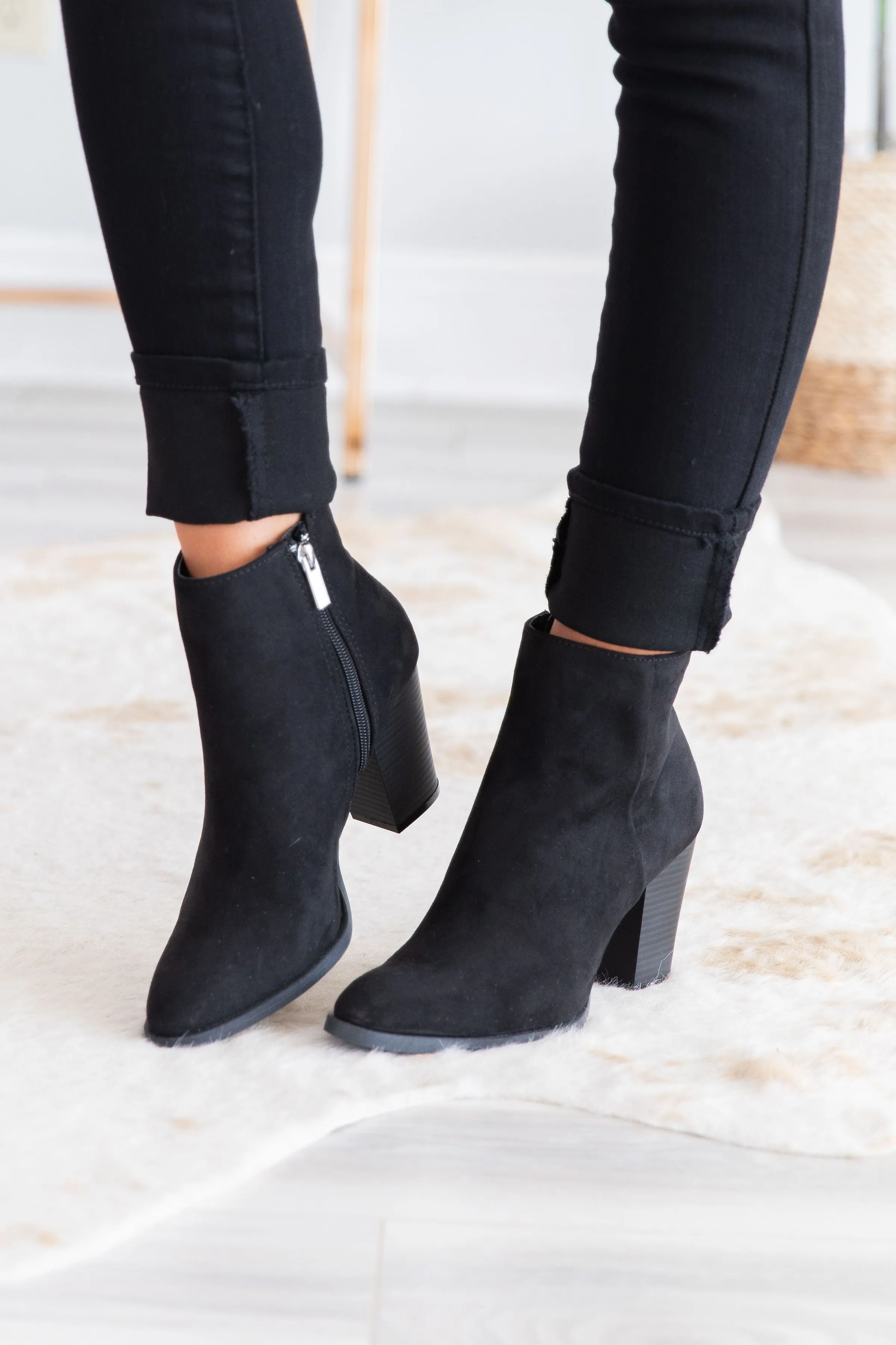 Classic By Nature Black Booties