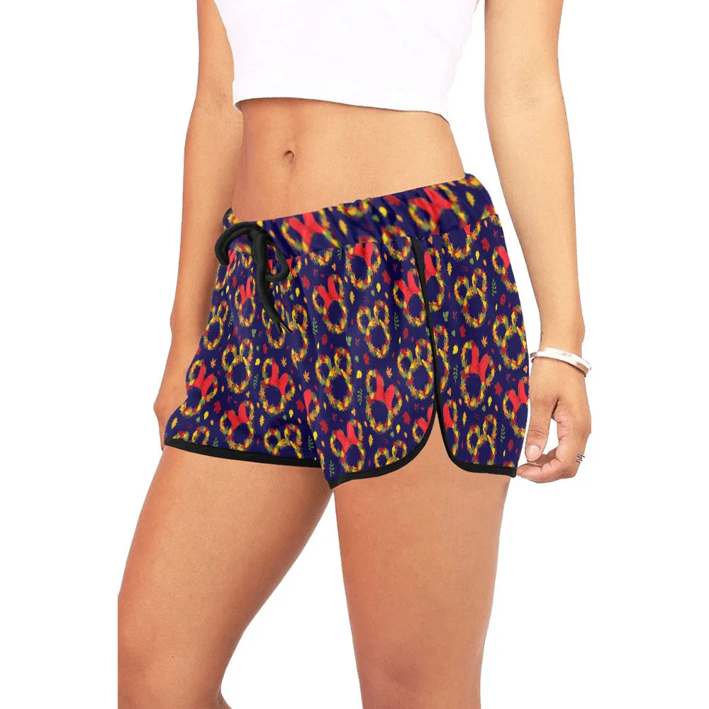 Fall Leaves Women's Relaxed Shorts