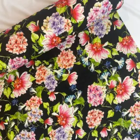 Garden in bloom viscose jersey