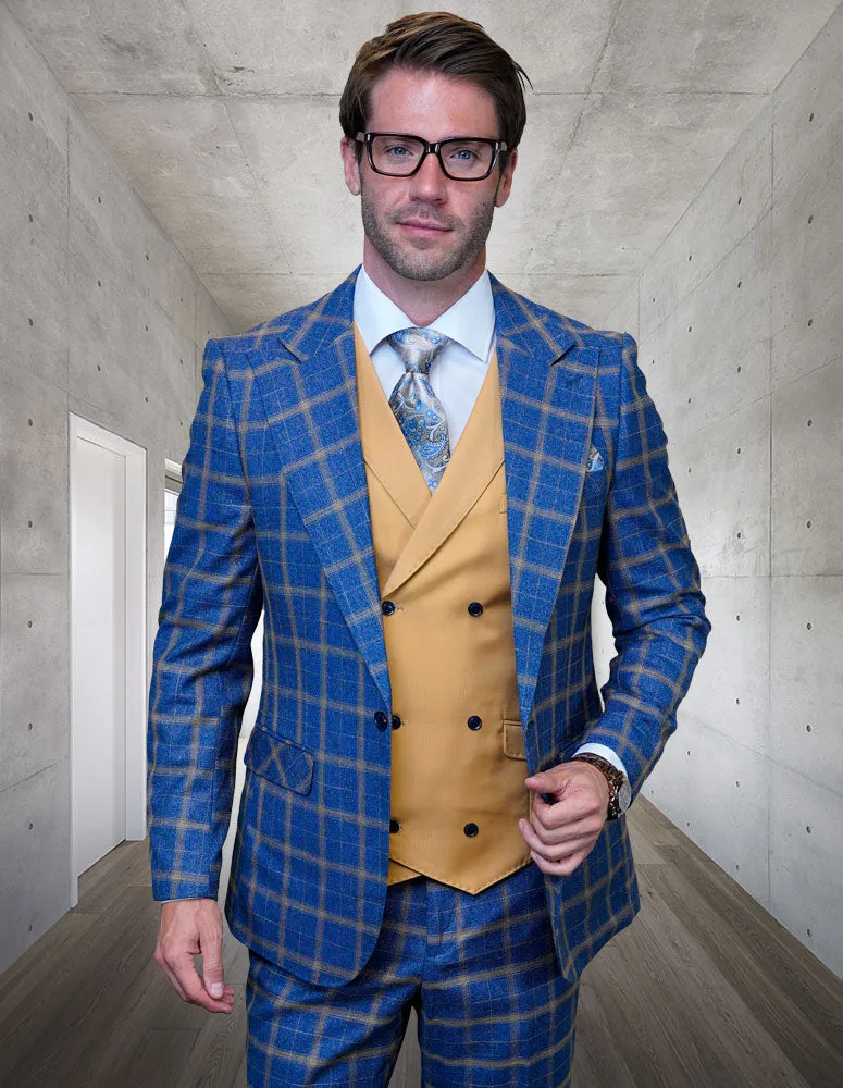 HARTFORD INDIGO 3 PC MODERN FIT SUIT