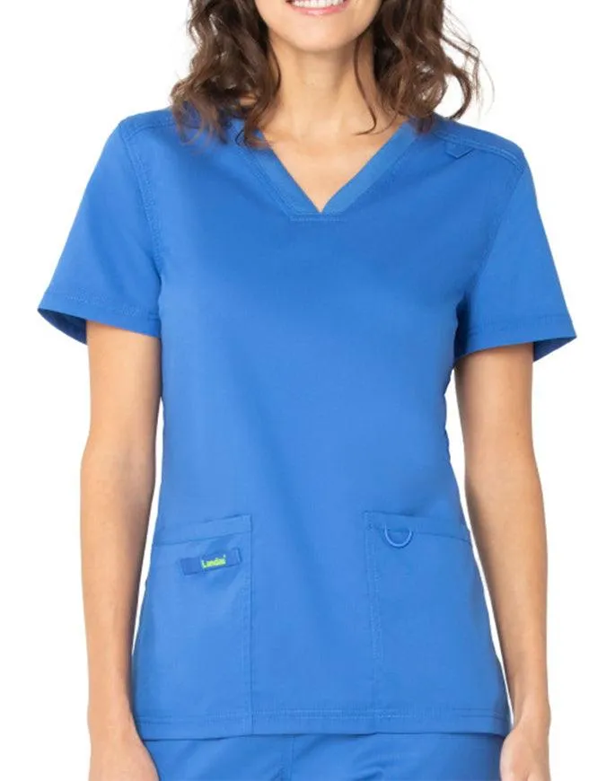 Landau ProFlex Women's V-Neck Scrub Top