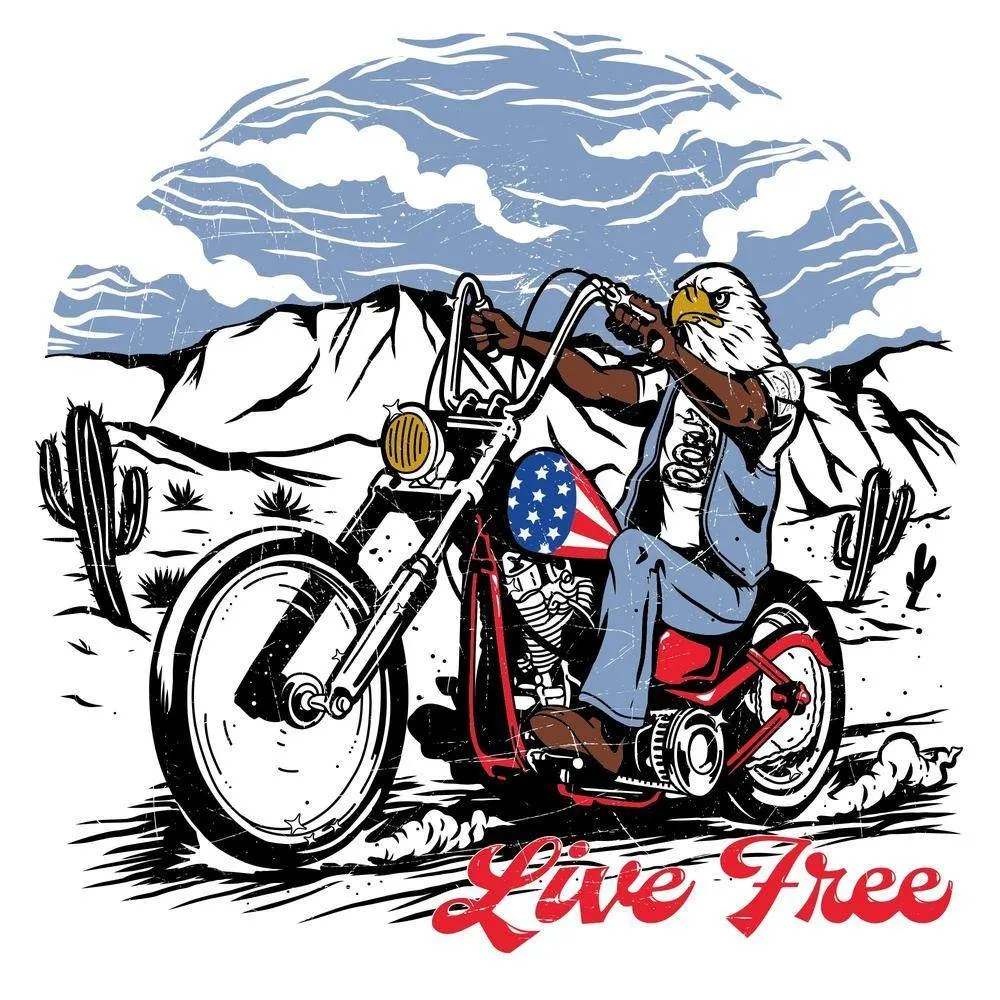 Live Free T-Shirt - White