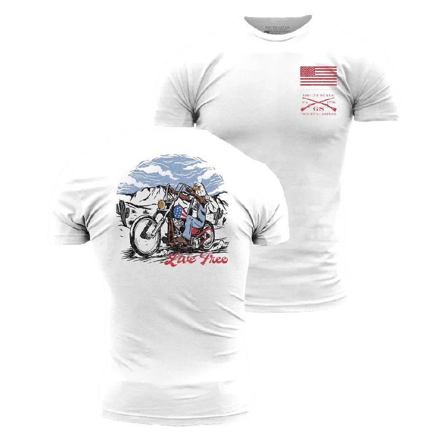 Live Free T-Shirt - White