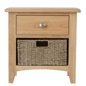 Manor Collection Woodstock 1 Drawer 1 Basket Unit