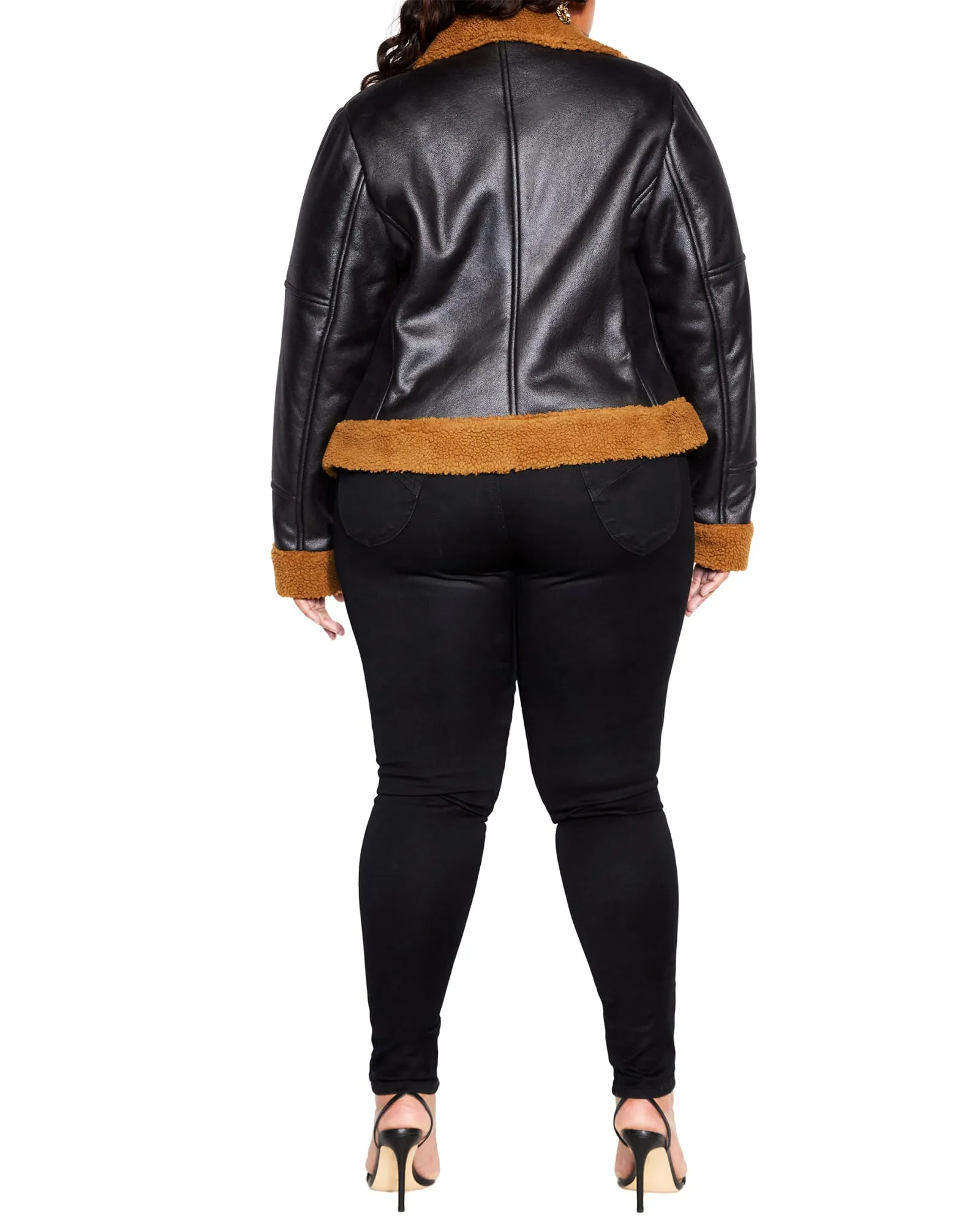 Meredith Jacket | Black/Caramel