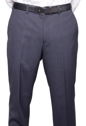 Michael Kors Men's Modern Blue Non Pleated Regular Fit Dress Pants - XQX0010