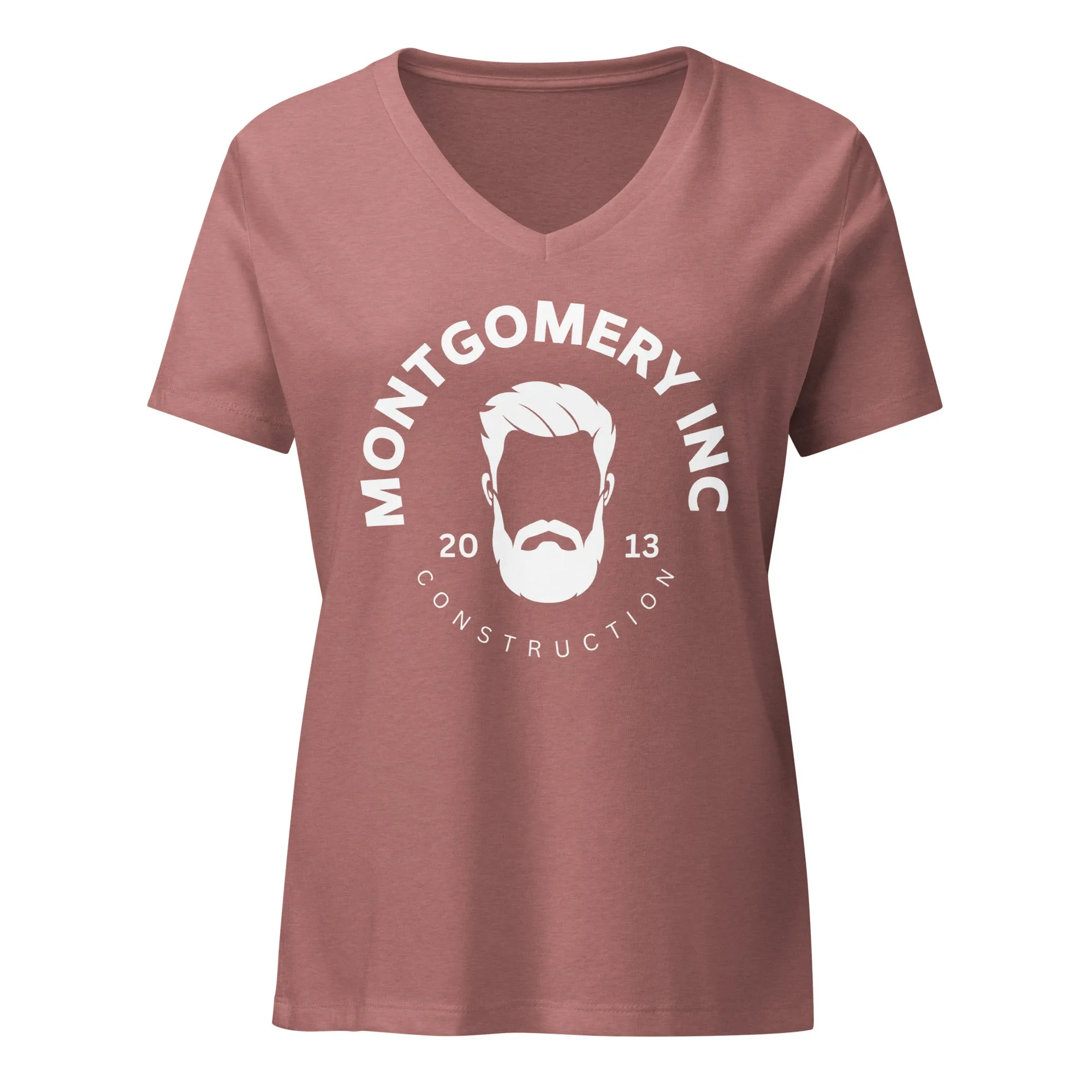 Montgomery Inc Construction: Women’s relaxed v-neck t-shirt