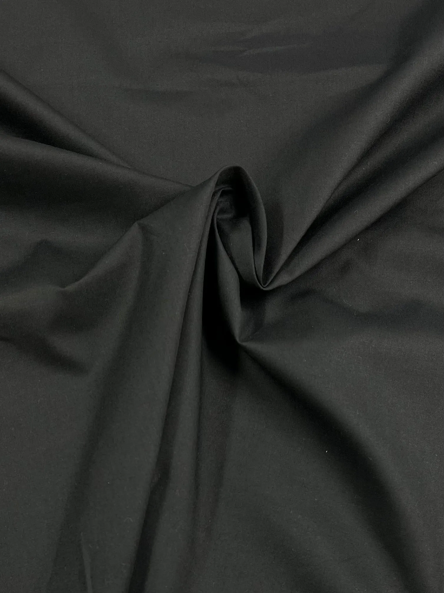 Poplin - Black - 114cm