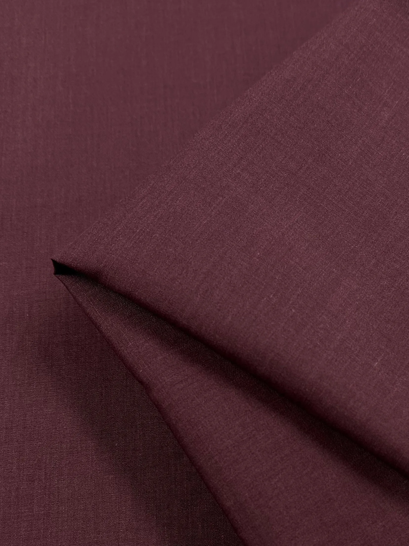 Poplin - Maroon - 112cm