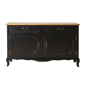 Provincial Oak Sideboard Black