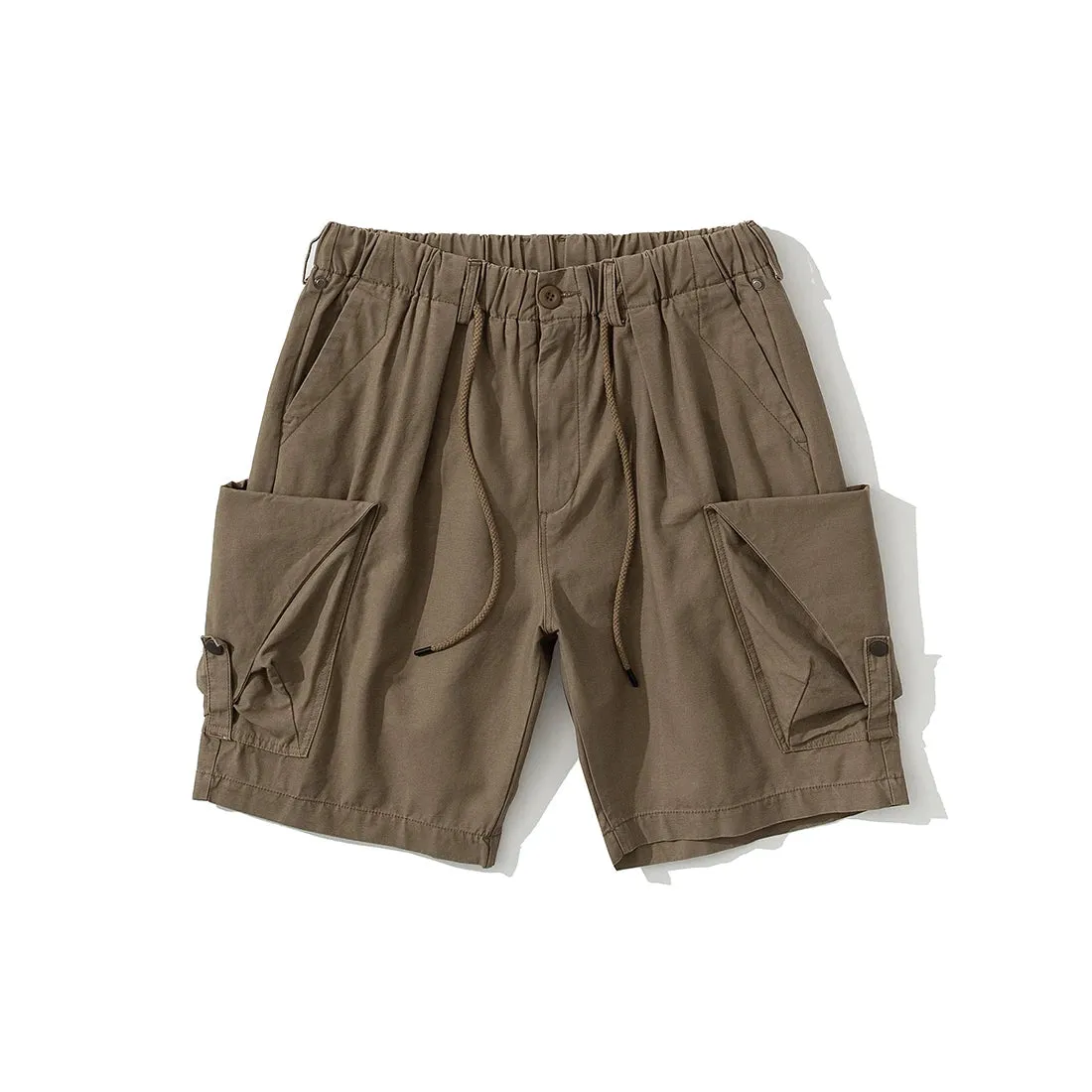 Relaxed Drawstring Cargo Pants