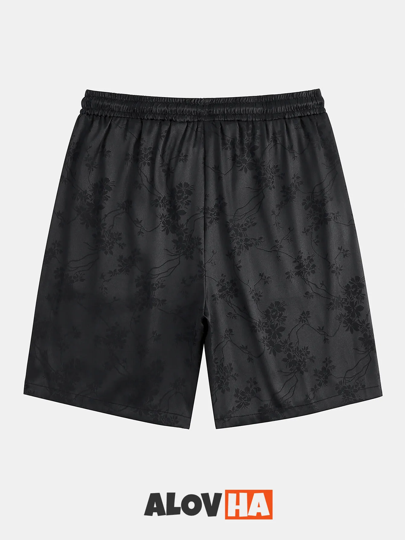 Relaxed Jacquard Print Shorts