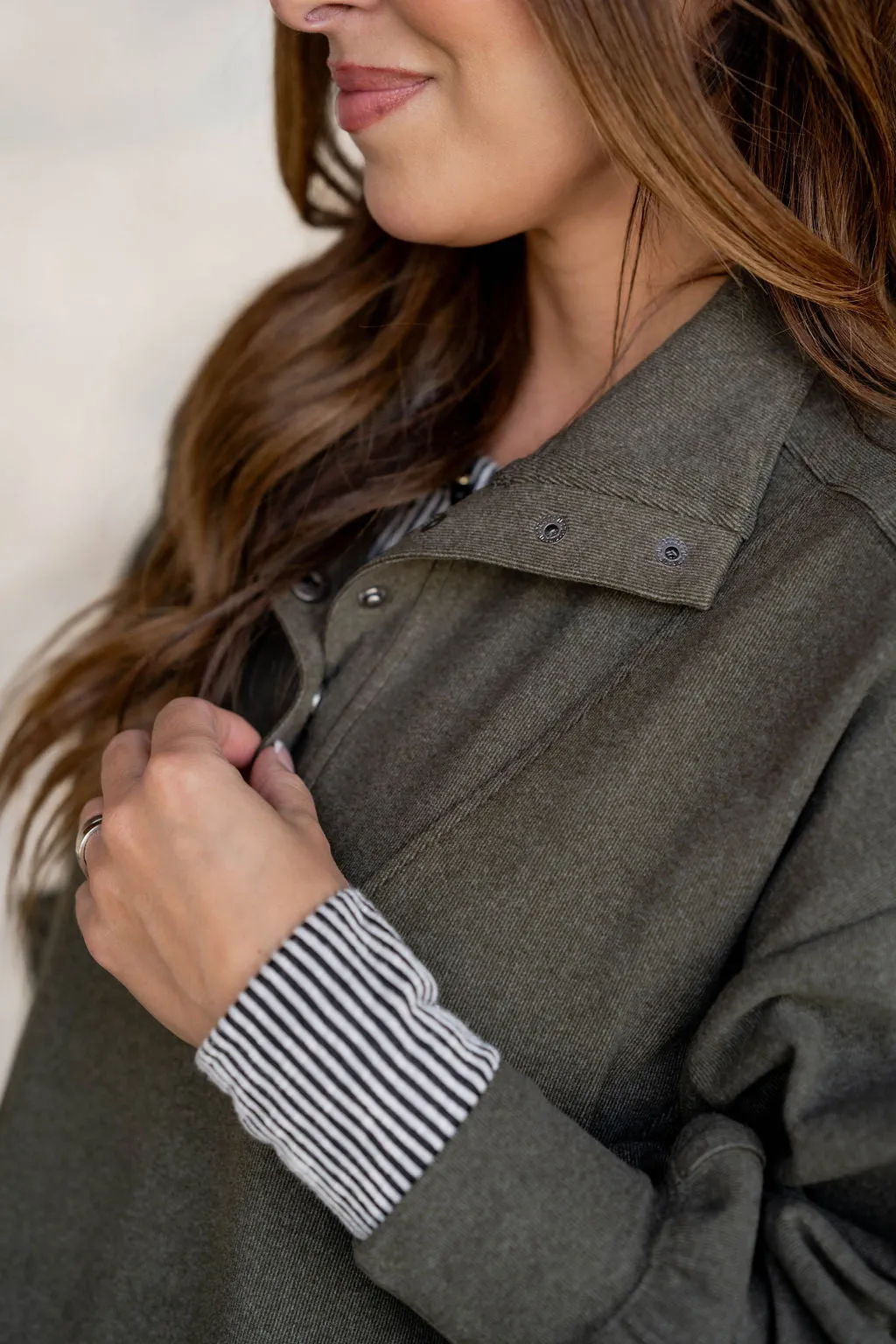 Relaxed Sleeve Pullover