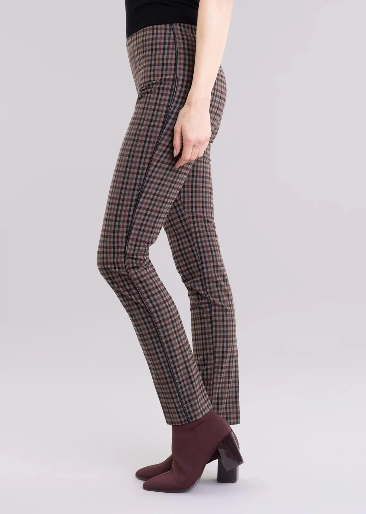 Slim Leg Pants Style 896953 Emery Check