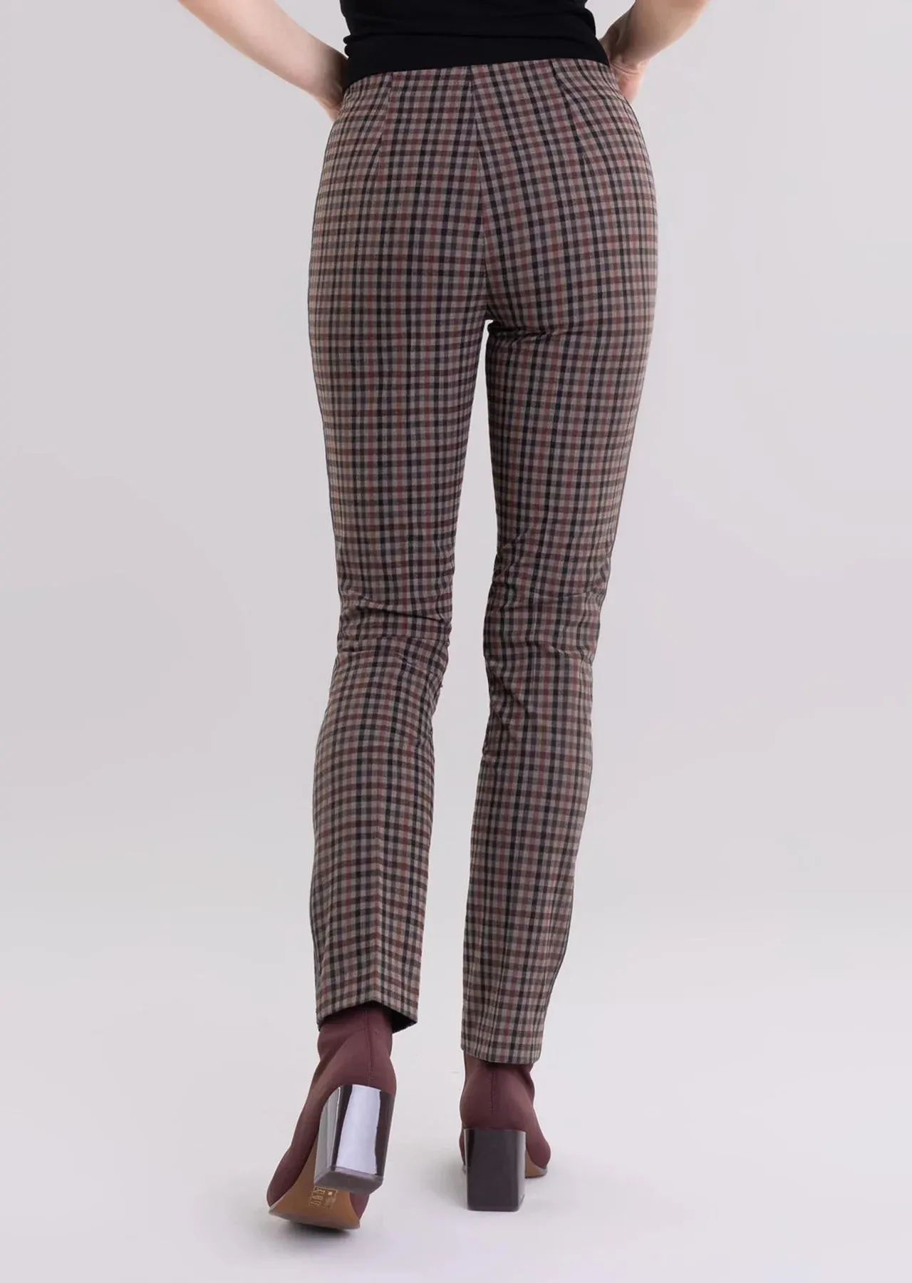 Slim Leg Pants Style 896953 Emery Check