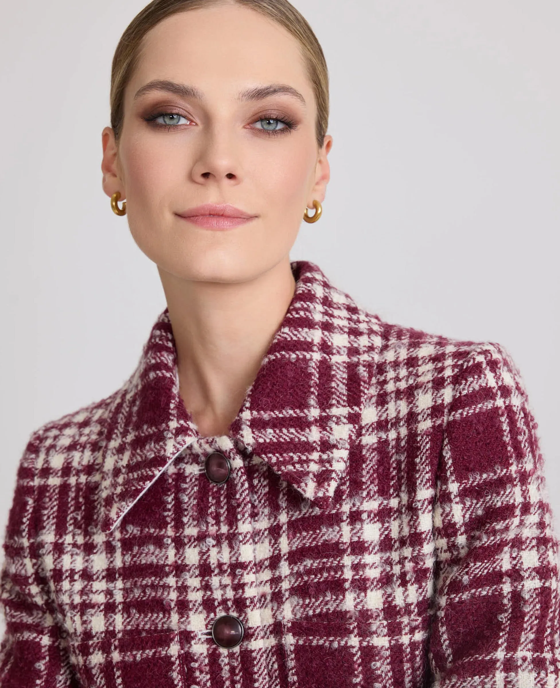 The Gentlewoman Wool and Mohair Check Coat