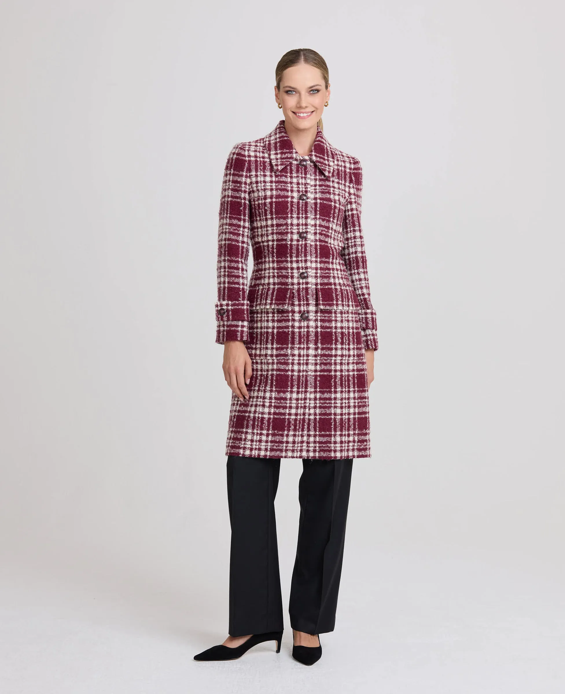 The Gentlewoman Wool and Mohair Check Coat