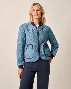 Vivian Quilted Bomber Jacket