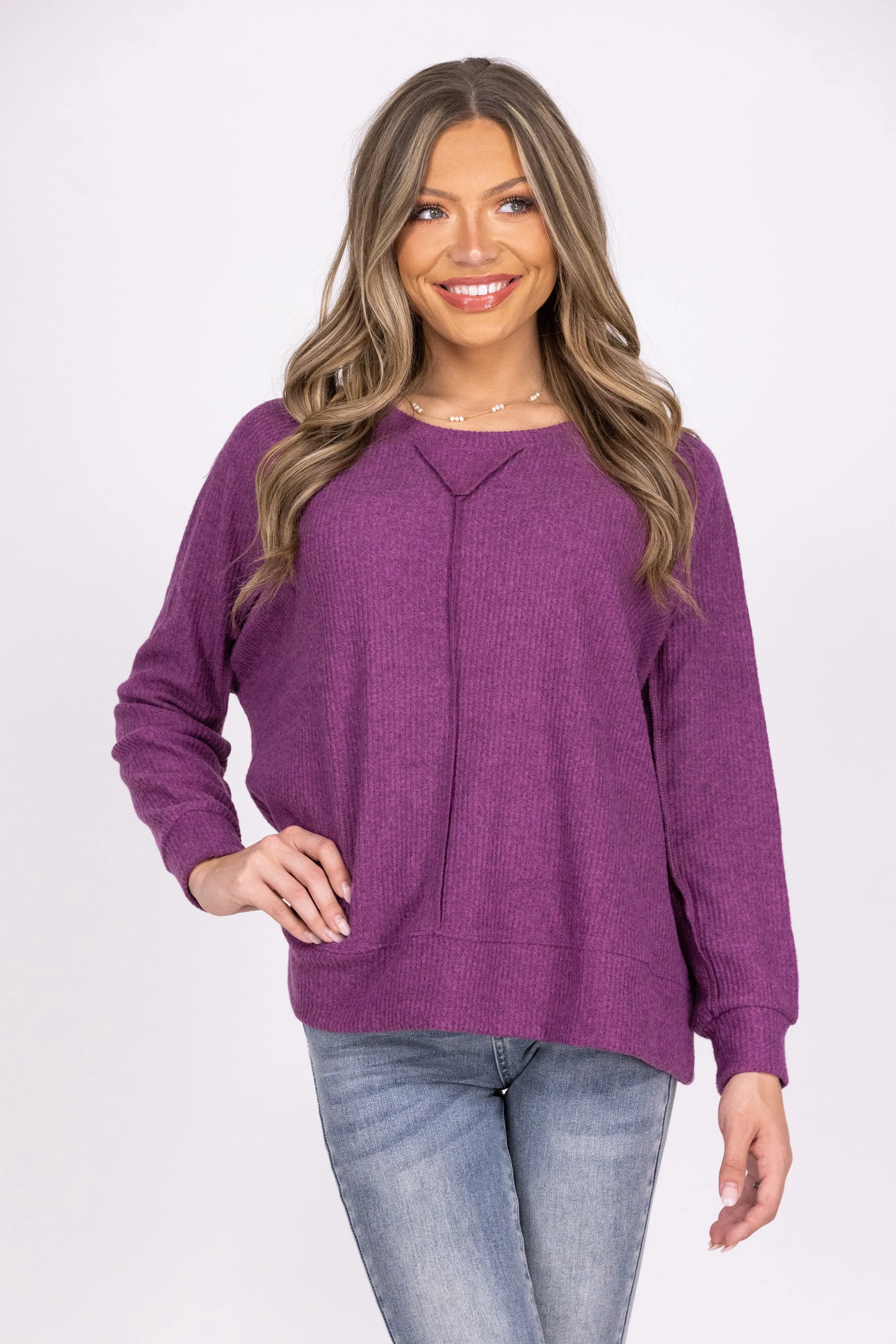 Weekend Chic Long Sleeve Top